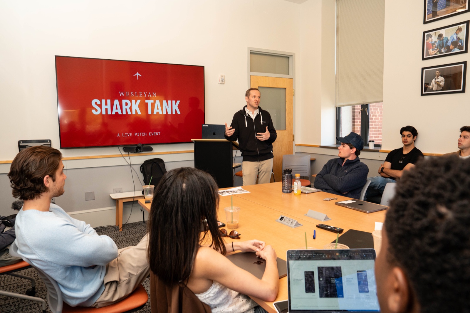 Guest speaker leading a class session